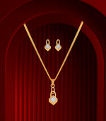 The Aureate Lock Pendant Set
