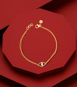 Radiant Gaze Gold Bracelet