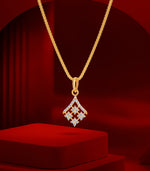 Noor Lattice Gold Pendant