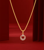 Aarohi Gold Pendant