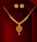 Radiant Gold Necklace Set