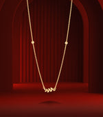 Golden Laurel Goph Necklace