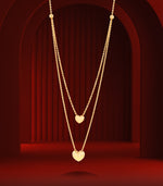 Double Heart Goph Necklace