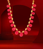 Red Petal Necklace