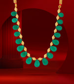 Green Petal Necklace