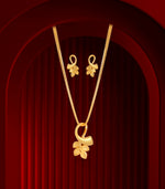 Autumn leaf pendant set