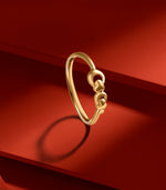 Subtle Harmony Gold Finger Ring