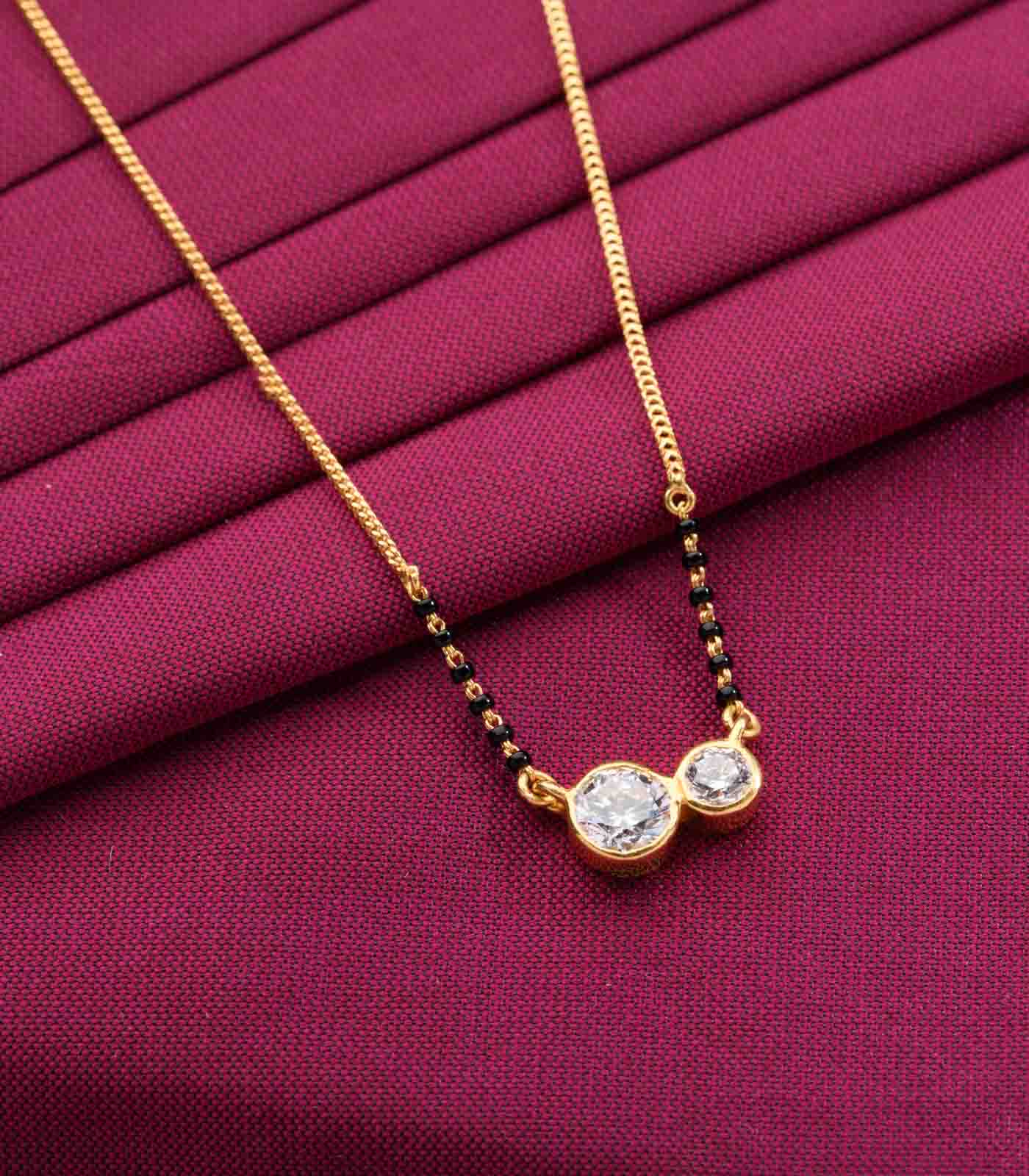 Double studs Mangalsutra1