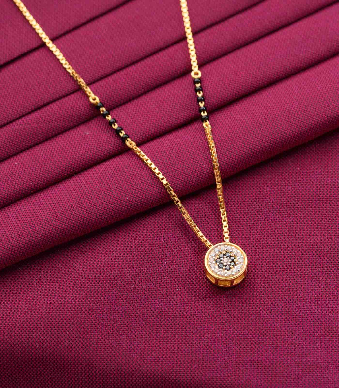 Chhote Mangalsutra In Gold Fancy Mangalsutra Chain Wala