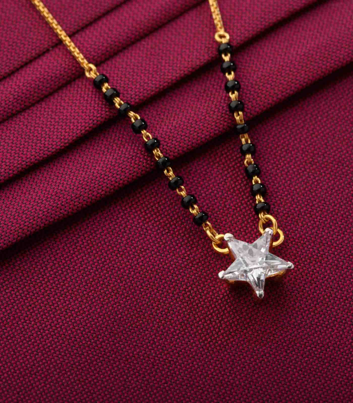 PNG Sons Crystal Star Mangalsutra Gold – Gadgil Sons Ltd