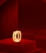 Lattice Cut Gold Bali