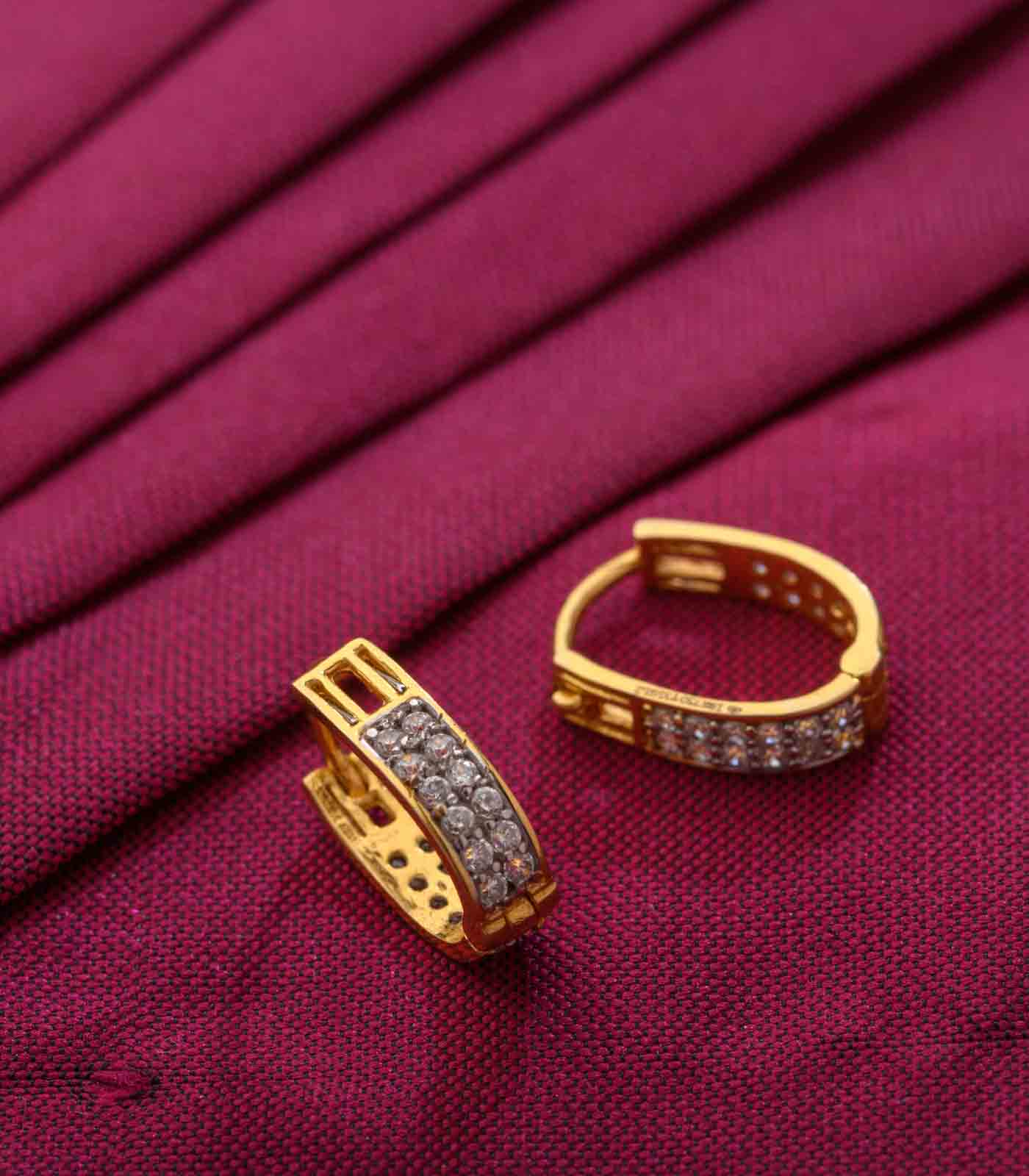 PNG Sons U- Shaped Crystal Earrings – Gadgil Sons Ltd