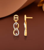 Infinity Grace Gold Earrings