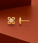 Flutter Bloom Gold Earrings