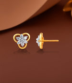 Petal Gleam Gold Earrings