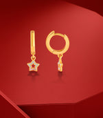 Twinkle Star Gold Earrings