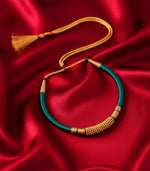 Green Thread Goph Necklace