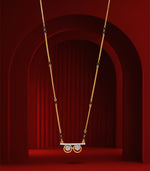 Twin Bloom Gold Mangalsutra