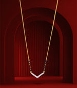 Chevron Spark Gold Mangalsutra