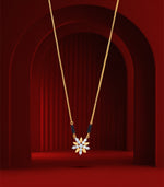 Floral Radiance Gold Mangalsutra