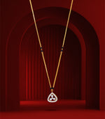 Triad Studded Gold Mangalsutra