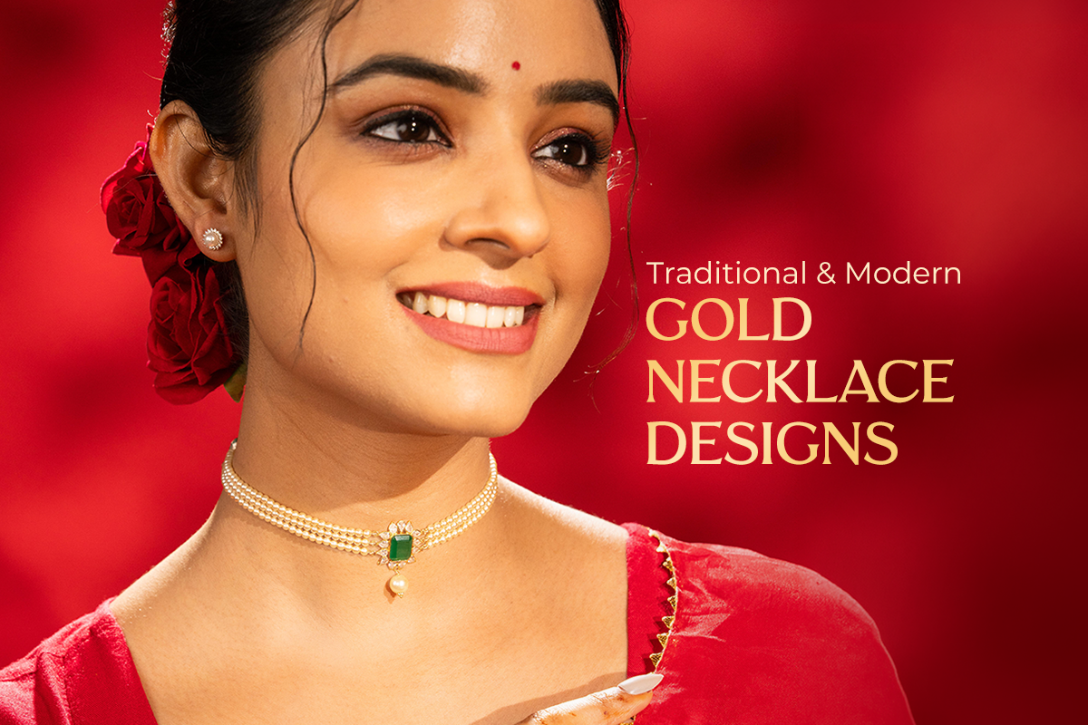 Traditional & Modern Gold Necklace Designs