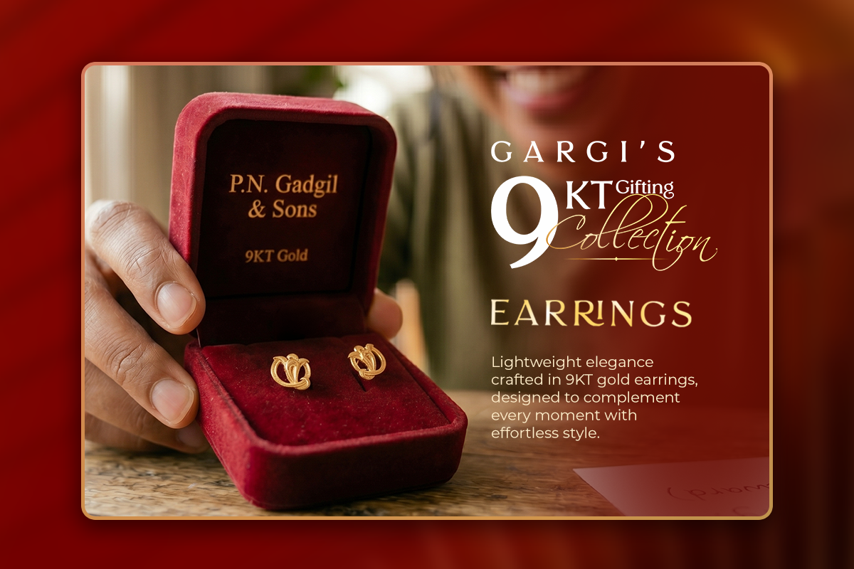 9K Gold Earrings: Lightweight Elegance for Every Occasion