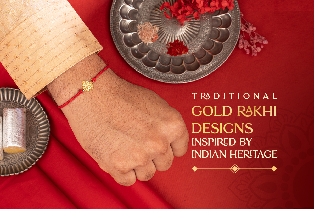 Traditional Gold Rakhi Designs Inspired by Indian Heritage