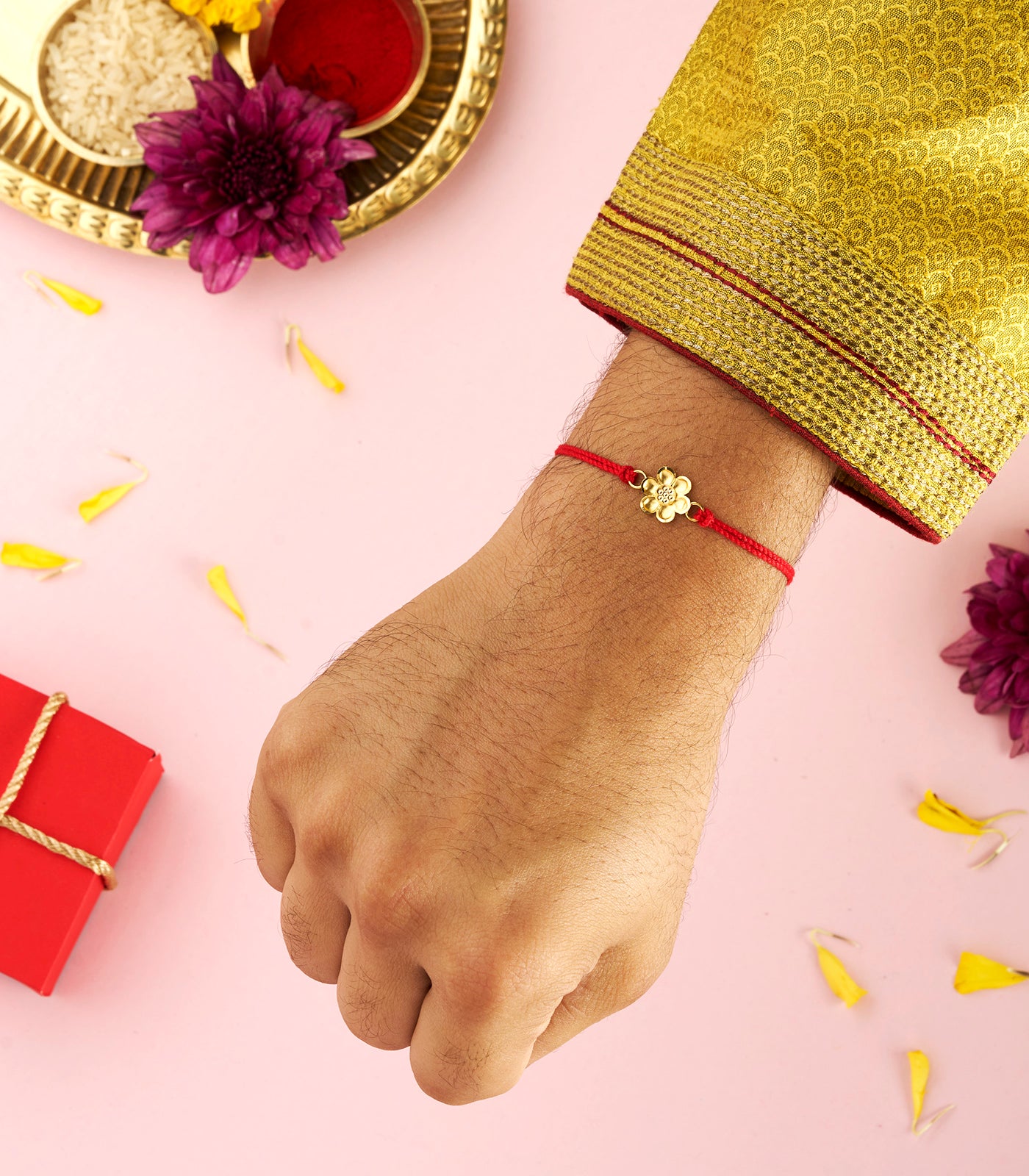 Gold Rakhi By P N Gadgil & Sons Ltd