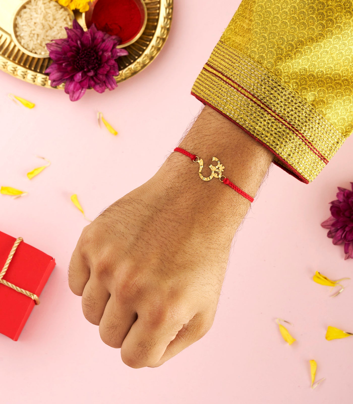 Gold Rakhi By P N Gadgil & Sons Ltd