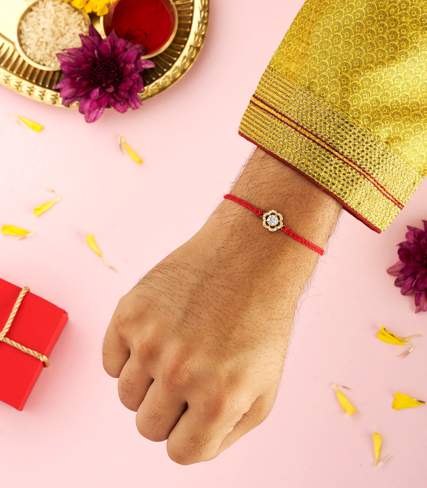 Gold Rakhi By P N Gadgil & Sons Ltd