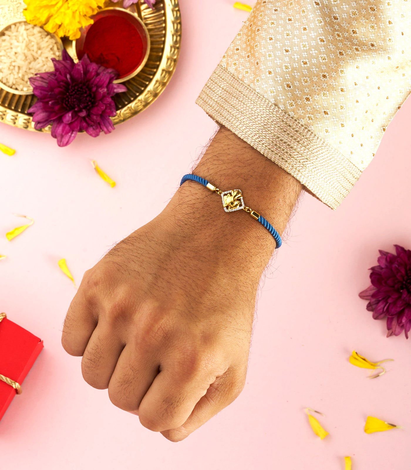 Gold Rakhi By P N Gadgil & Sons Ltd