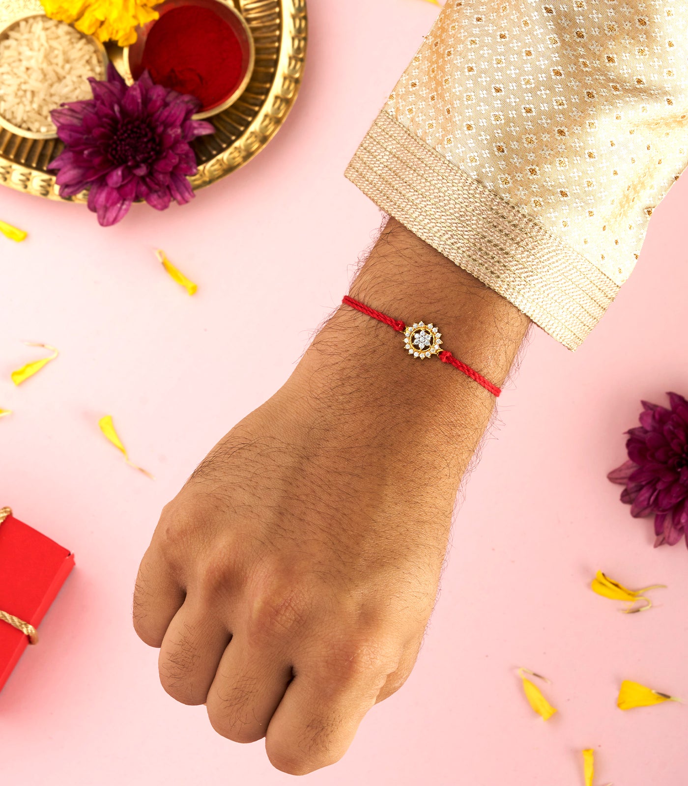 Gold Rakhi By P N Gadgil & Sons Ltd