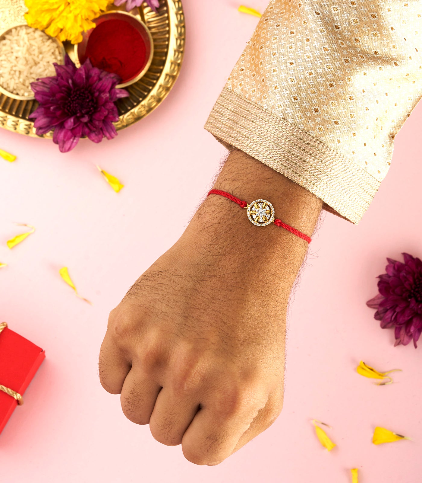 Gold Rakhi By P N Gadgil & Sons Ltd