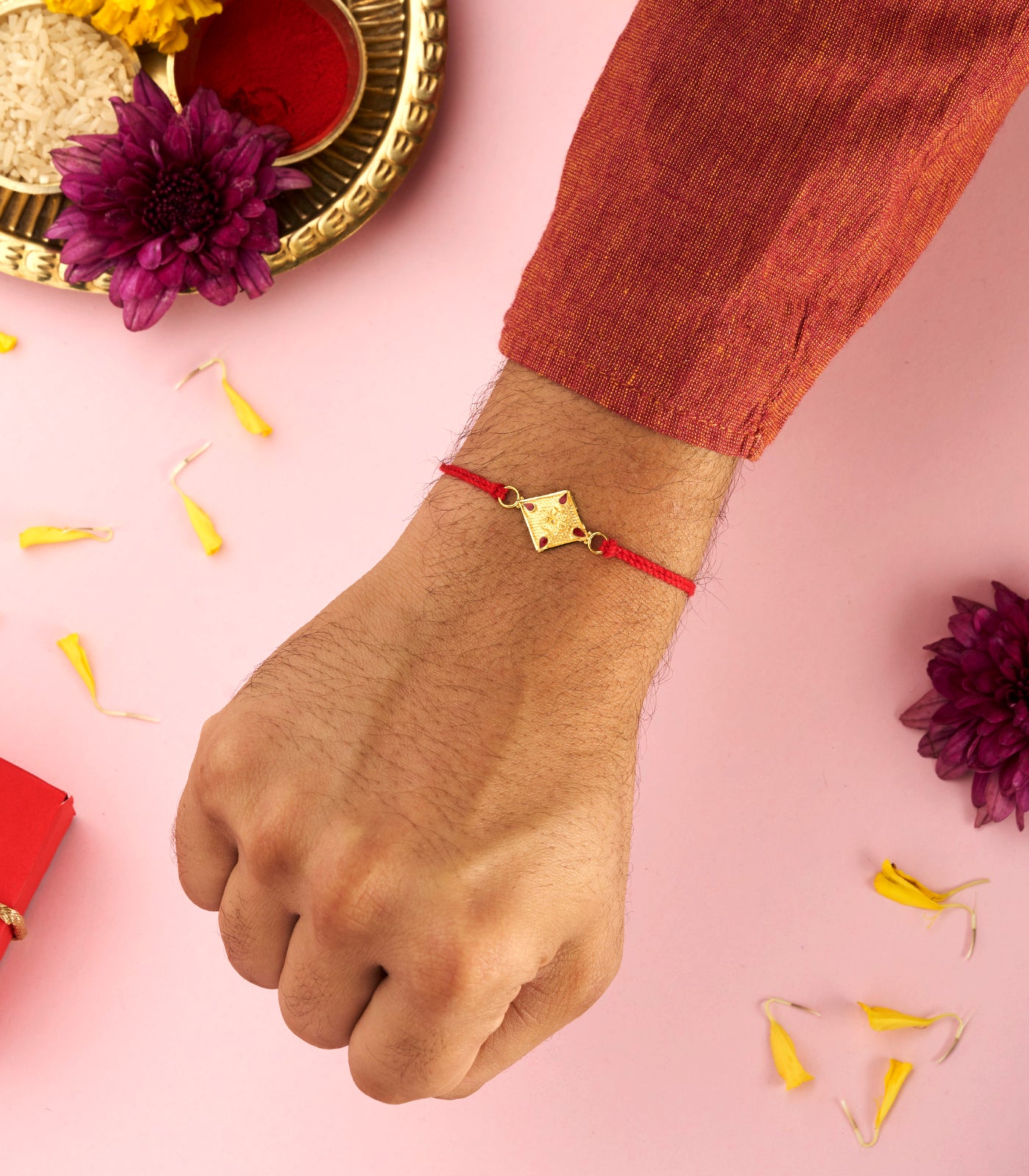 Gold Rakhi By P N Gadgil & Sons Ltd