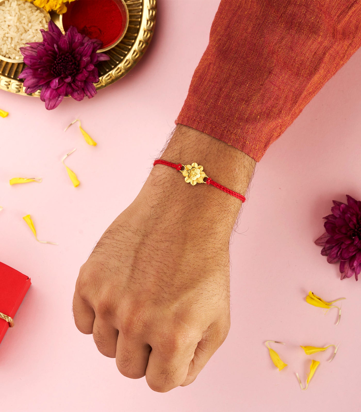 Gold Rakhi By P N Gadgil & Sons Ltd