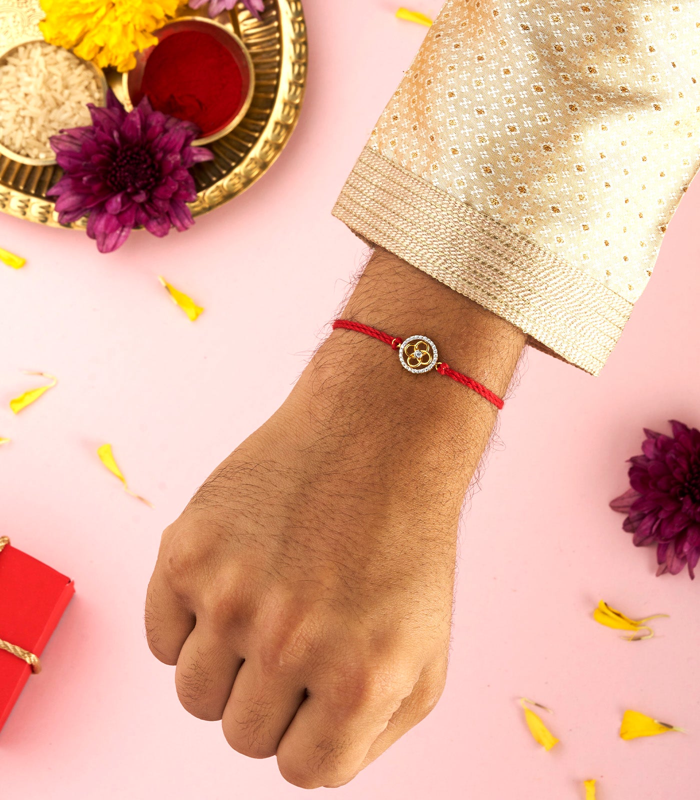 Gold Rakhi By P N Gadgil & Sons Ltd