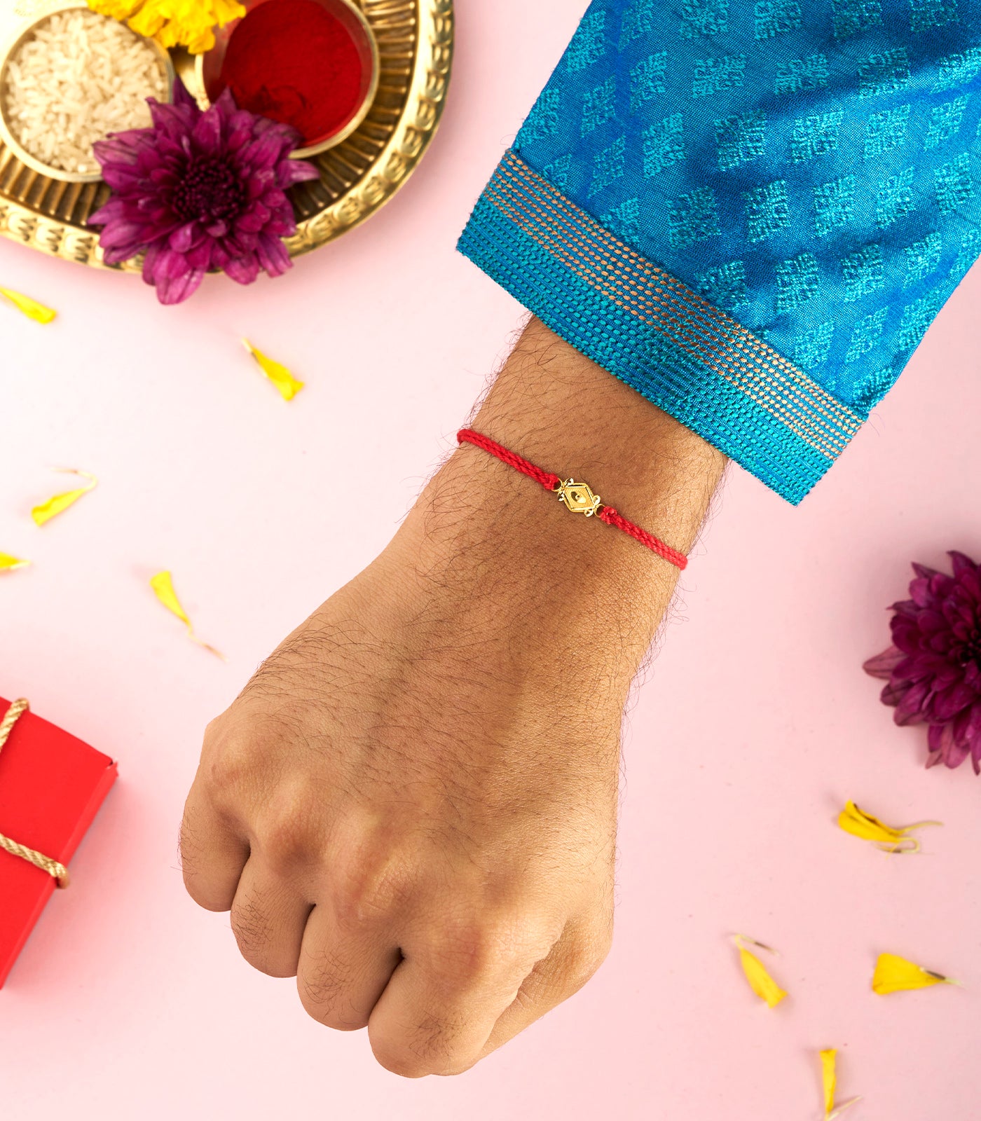 Gold Rakhi By P N Gadgil & Sons Ltd