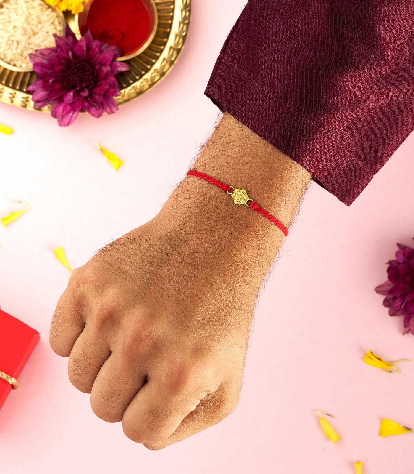 Gold Rakhi By P N Gadgil & Sons Ltd