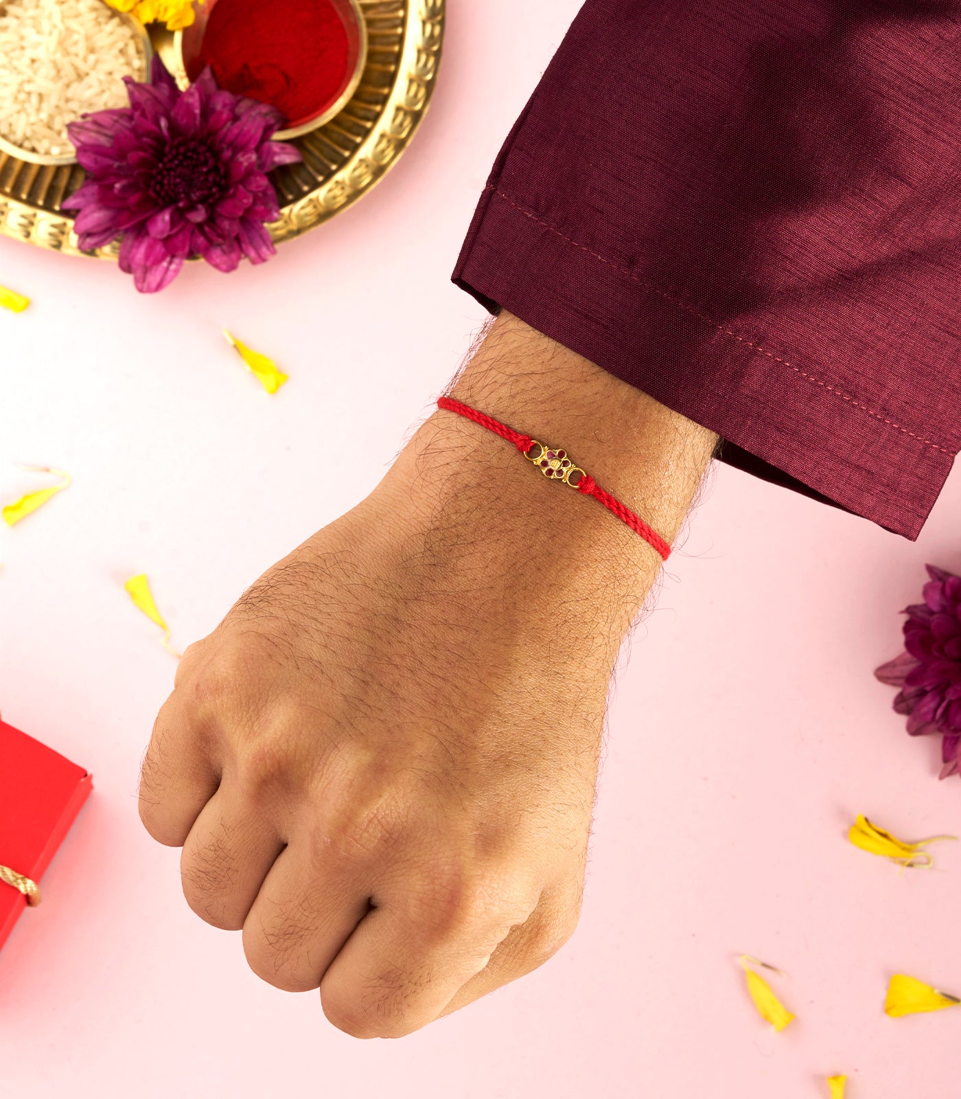 Gold Rakhi By P N Gadgil & Sons Ltd