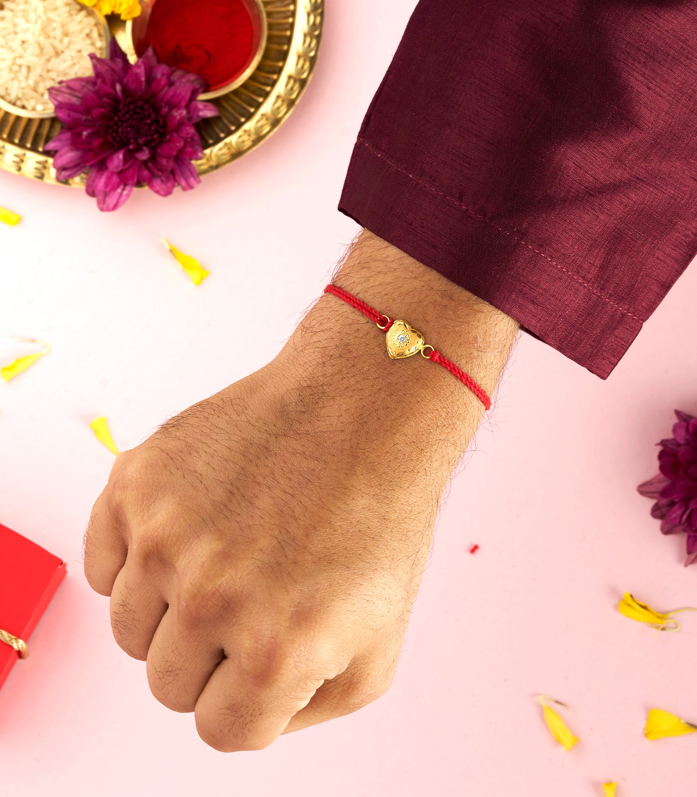 Gold Rakhi By P N Gadgil & Sons Ltd