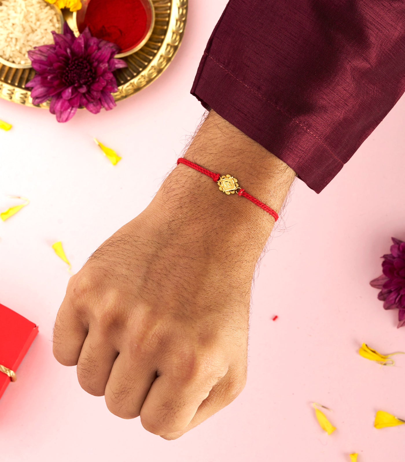 Gold Rakhi By P N Gadgil & Sons Ltd