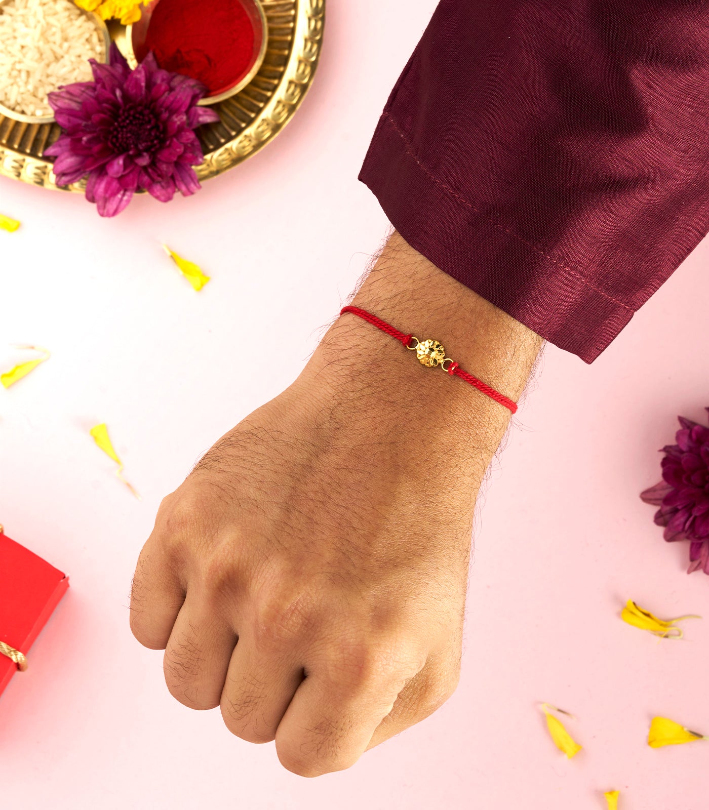 Gold Rakhi By P N Gadgil & Sons Ltd