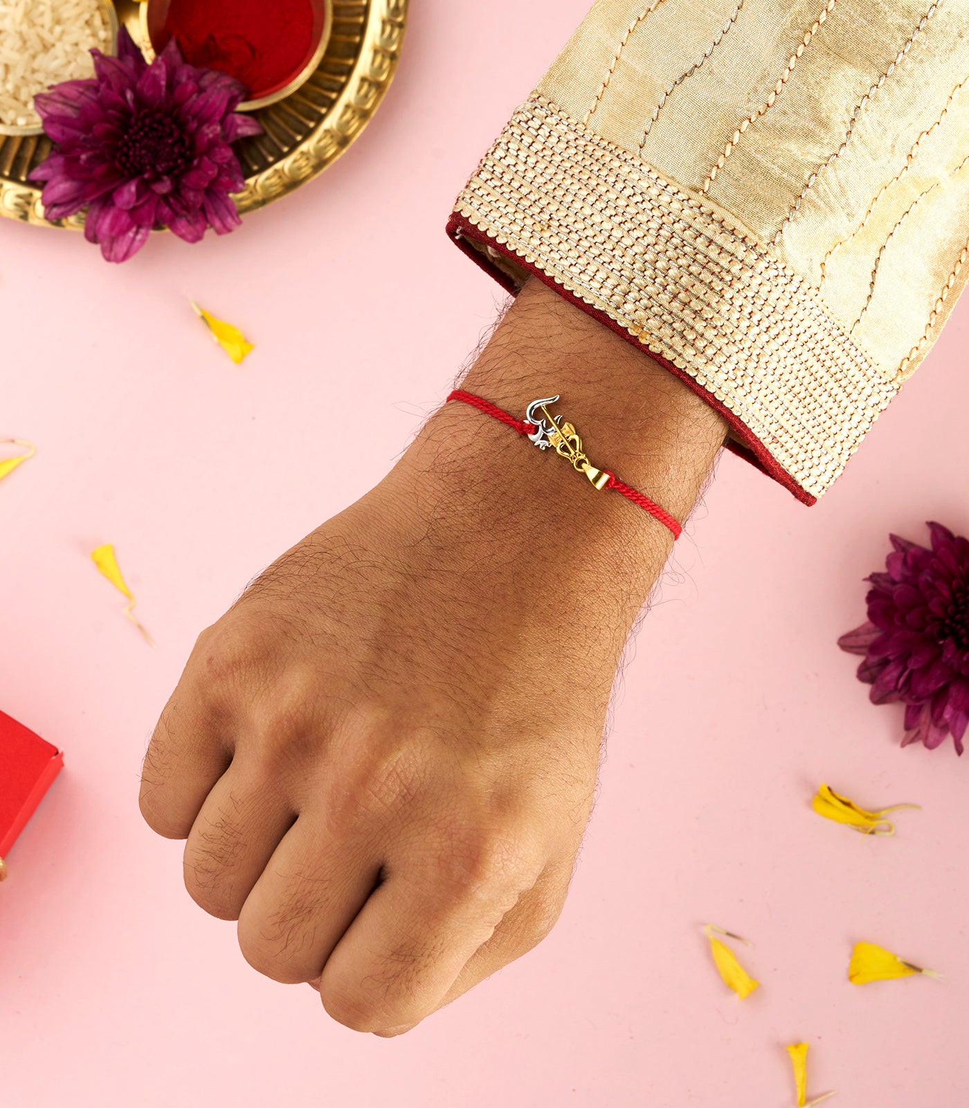Gold Rakhi By P N Gadgil & Sons Ltd