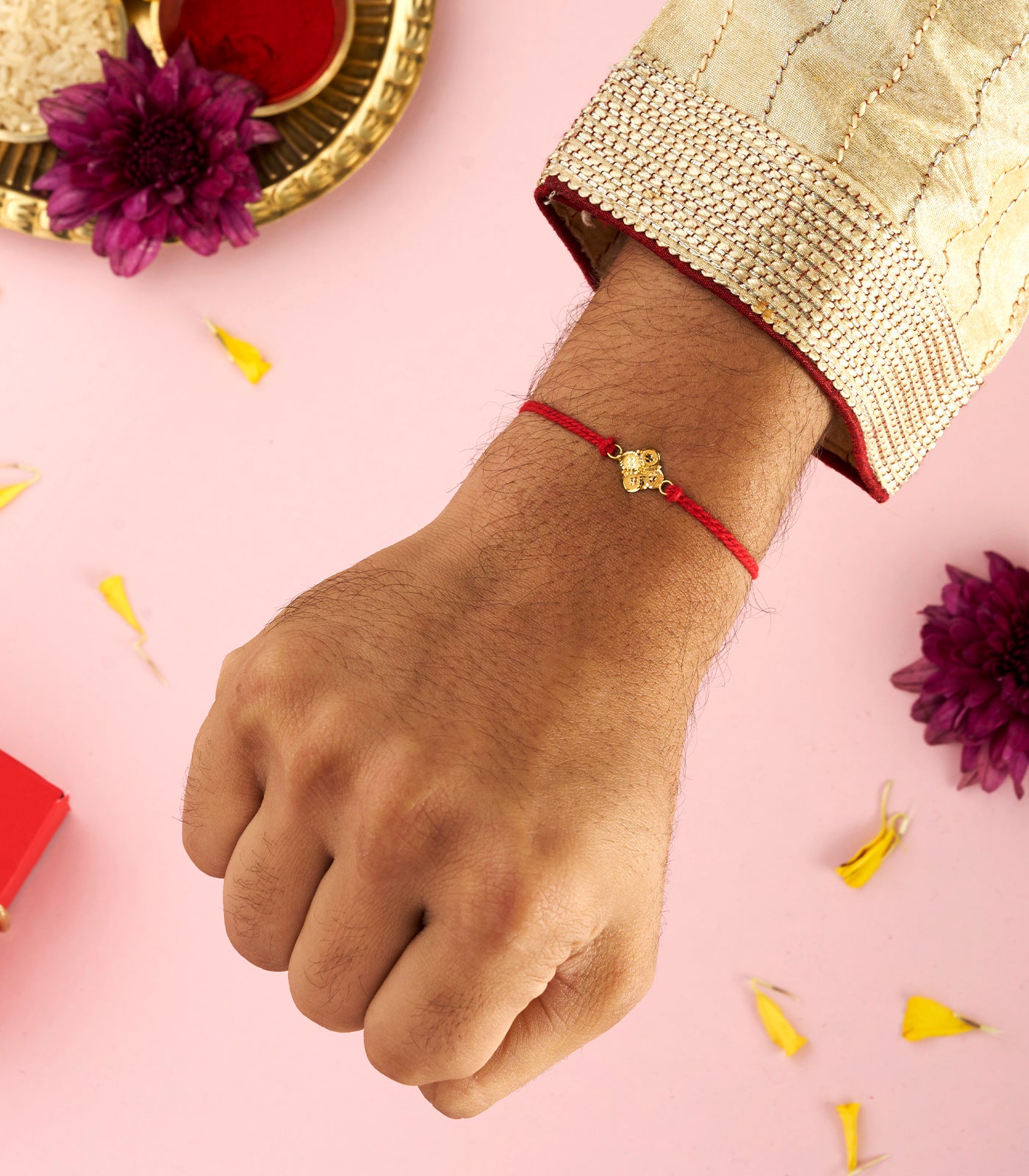 Gold Rakhi By P N Gadgil & Sons Ltd