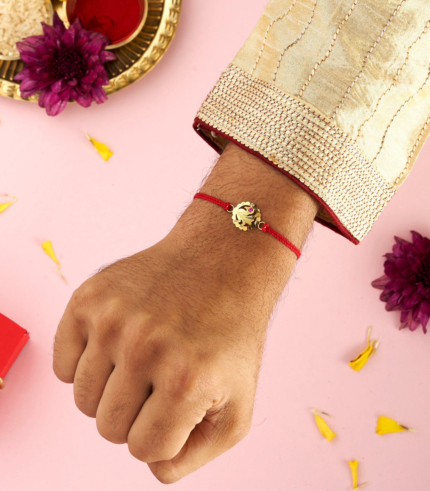 Gold Rakhi By P N Gadgil & Sons Ltd