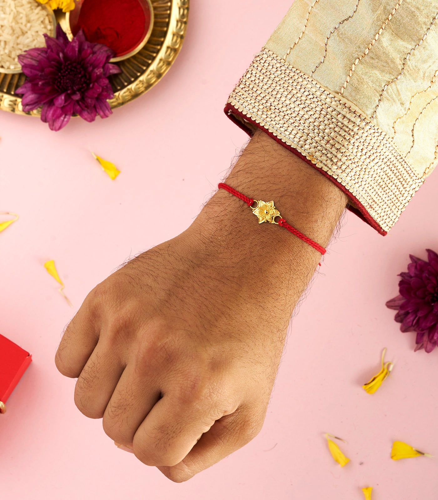 Gold Rakhi By P N Gadgil & Sons Ltd