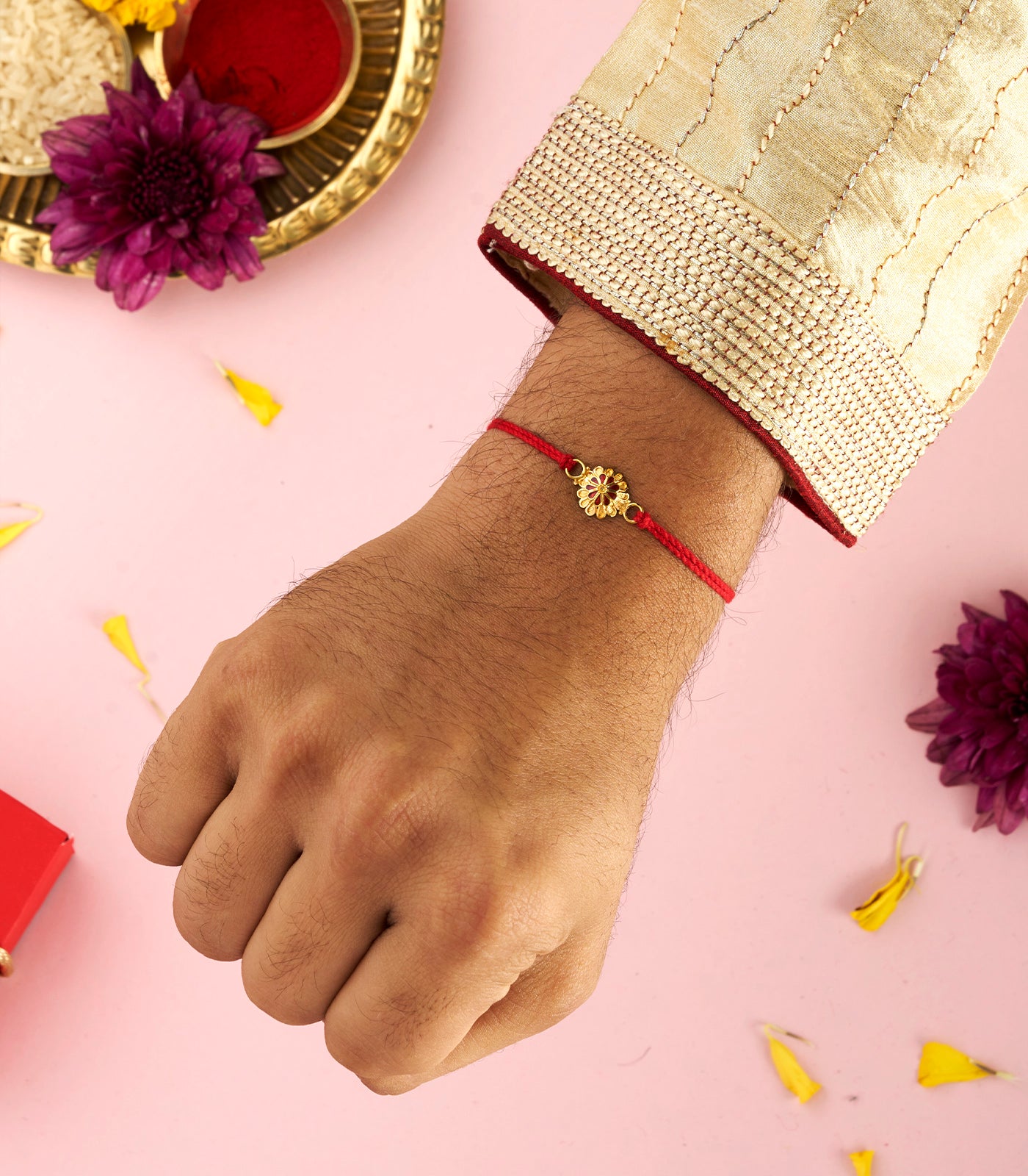 Gold Rakhi By P N Gadgil & Sons Ltd