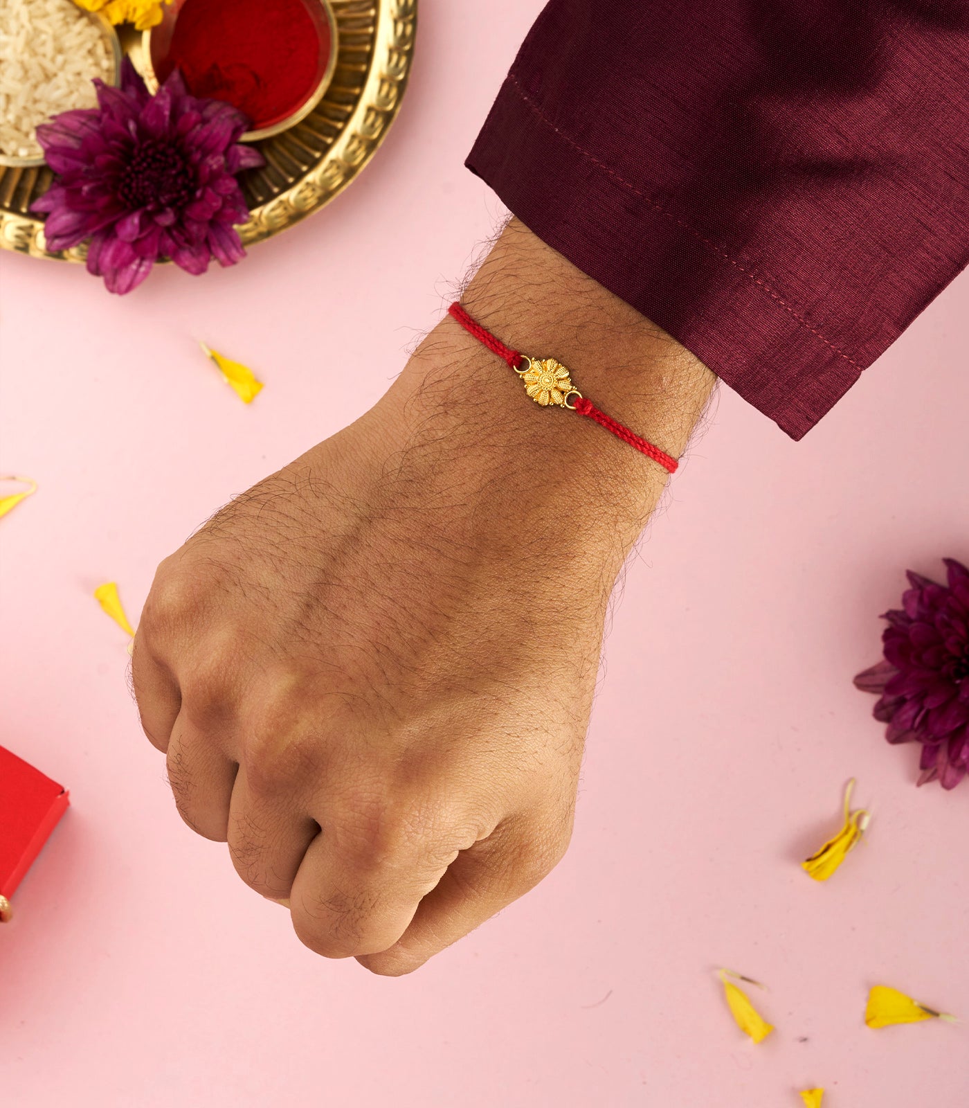 Gold Rakhi By P N Gadgil & Sons Ltd