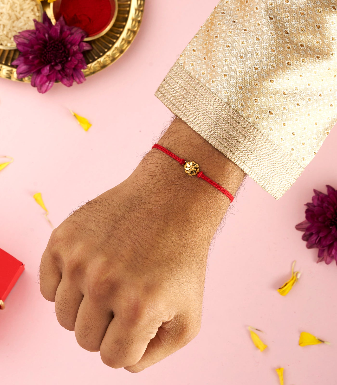 Gold Rakhi By P N Gadgil & Sons Ltd